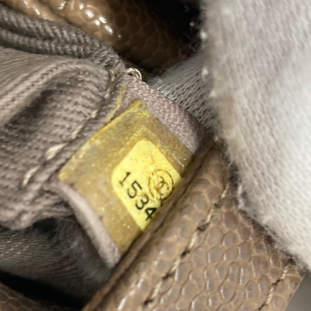 CHANEL Brown Caviar Leather Logo Shoulder Bag - Picture 11 of 12